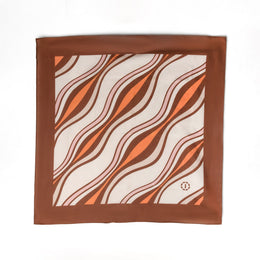 LENÇO IZE MAR - marrom